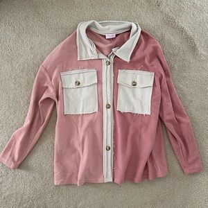 Pink Lily Pink and Cream Jacket